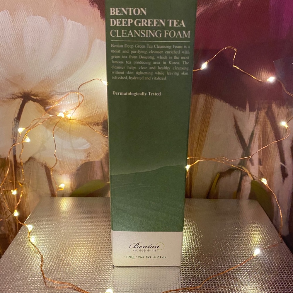 Benton Deep Green Tea Cleansing Foam